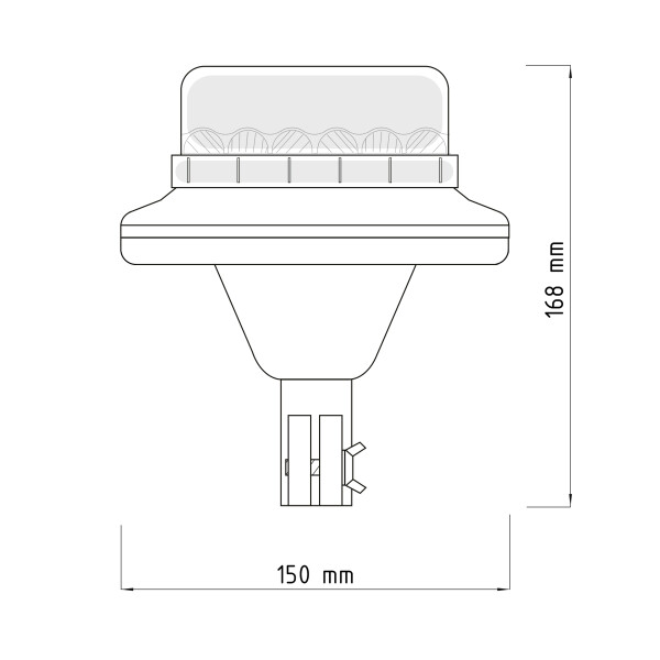 LED Frontwarnsystem/Einsatzschild Multicolor WIFI - Signaltechnik für,  103,60 €
